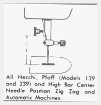 High Shank Sewing Machine Shank