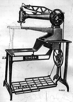 Singer Model 29 Leather Stitching Sewing Machine