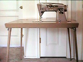 Singer Sewing Machine Card Table