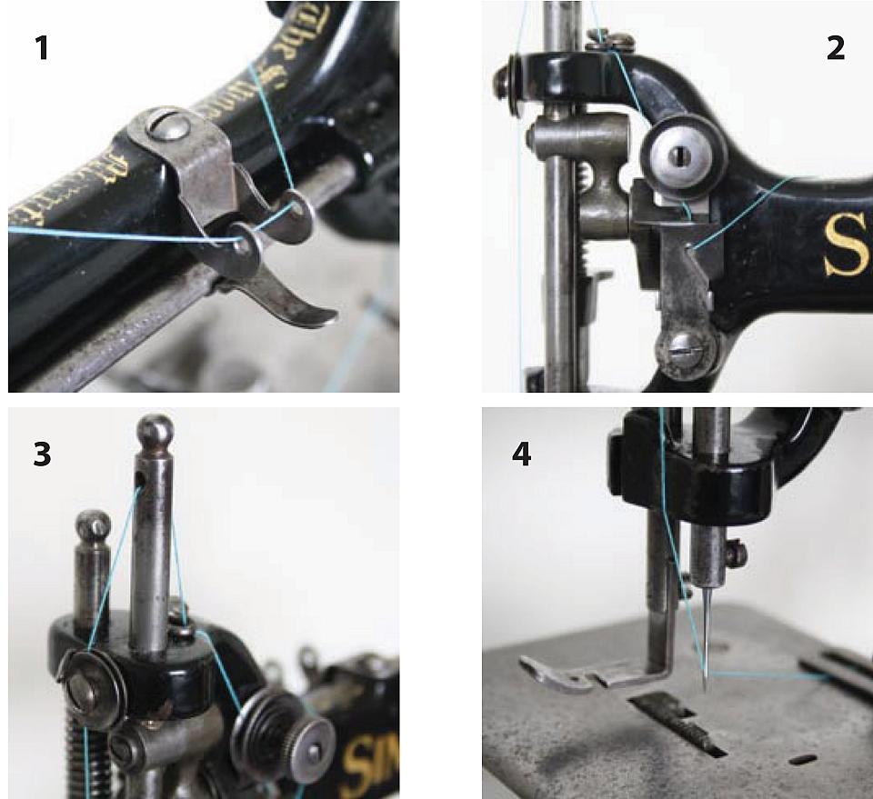 Singer Model 30k Sewing Machine Threading