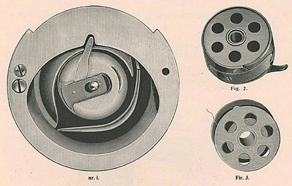 Singer Class 43 Sewing Machine Bobbin, Bobbin Case, and Shuttle Race