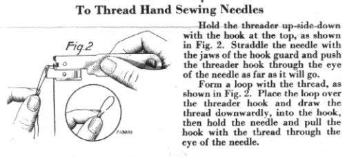 Singer Sewing Machine Needle Threader