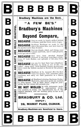 Bradbury Sewing Machines