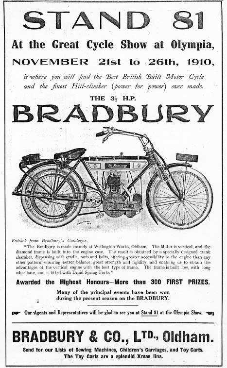 Bradbury Sewing Machines