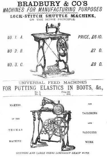 Bradbury Sewing Machines