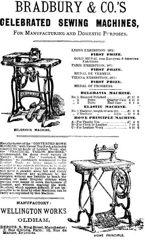 Bradbury Sewing Machines