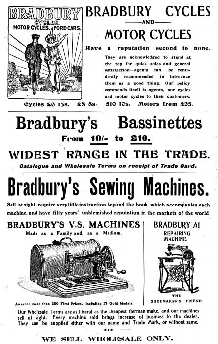 Bradbury Sewing Machines