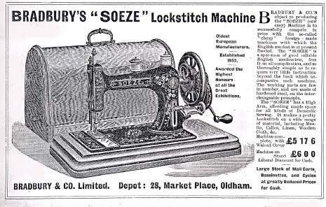 Bradbury Sewing Machines