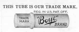 Boye Sewing Machine Needle Tube Trade Mark