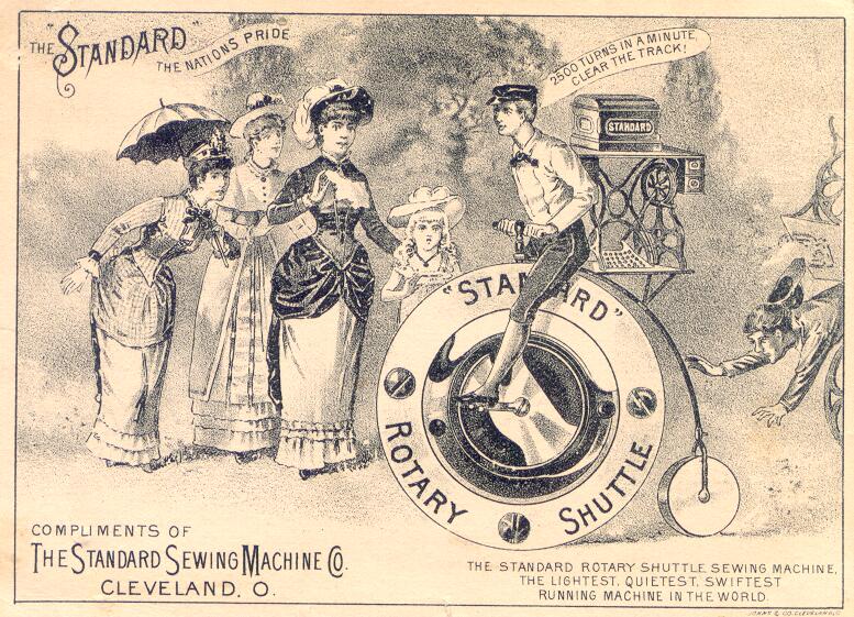 Standard Sewing Machine Trade Card