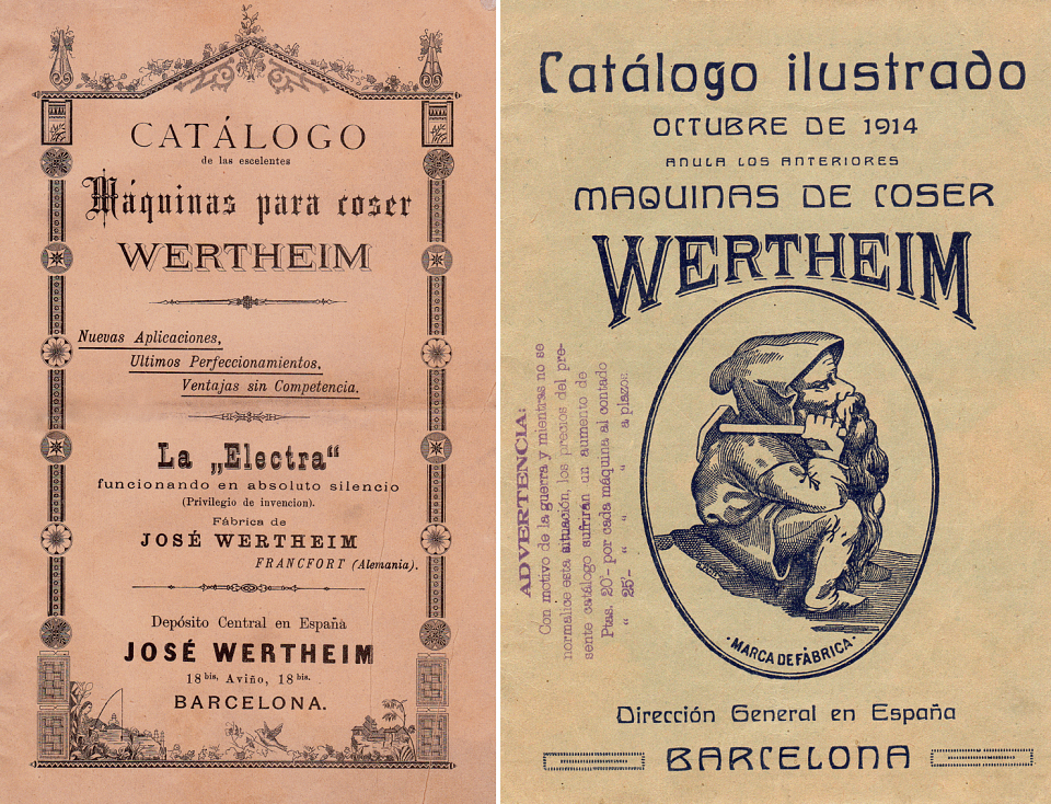 Spanish Wertheim Sewing Machine Catalogs