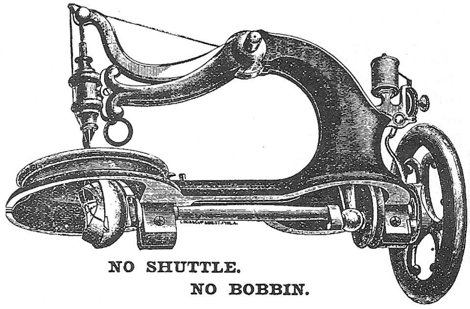 Wardwell Manufacturing Company Sewing Machine Head